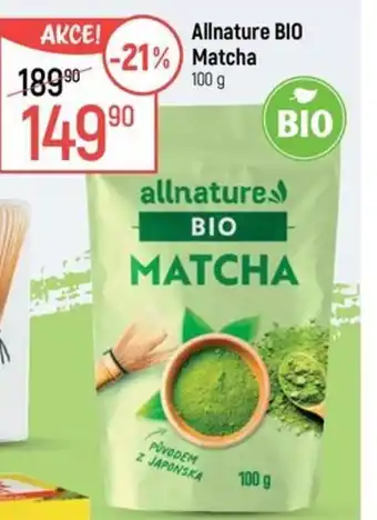 Globus Allnature BIO Matcha nabídka