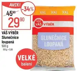 Globus VÁŠ VÝBĚR Slunečnice loupaná nabídka