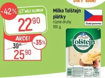 Globus Milko Tolštejn plátky nabídka