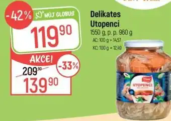 Globus Delikates Utopenci nabídka