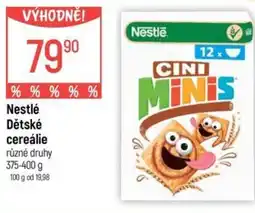 Globus Nestlé Dětské cereálie nabídka