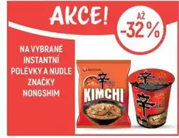 Globus Na vybrané instantní polévky a nudle značky Nongshim nabídka