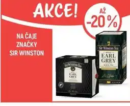 Globus Na čaje značky Sir Winston nabídka