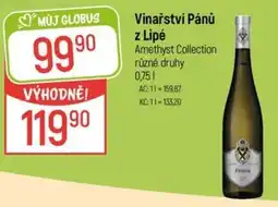 Globus Vinařství Pánů z Lipé nabídka