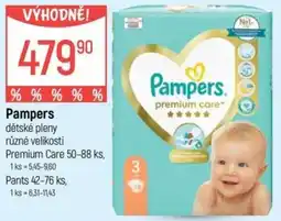 Globus Pampers dětské pleny nabídka
