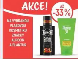 Globus Na vybranou vlasovou kosmetiku značky Alpecin a Plantur nabídka