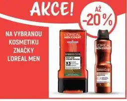 Globus Na vybranou kosmetiku značky L'oreal men nabídka