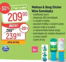 Globus Melissa & Doug Sticker Wow Samolepky nabídka