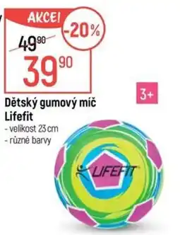 Globus Dětský gumový míč Lifefit nabídka