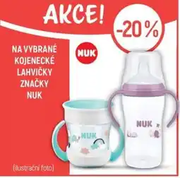 Globus Na vybrané kojenecké lahvičky značky Nuk nabídka