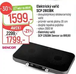 Globus Elektrický vařič SCP 2803BK nabídka