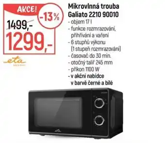Globus Mikrovlnná trouba Galiato 2210 90010 nabídka