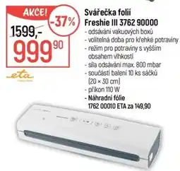 Globus Svářečka folií Freshie III 3762 90000 nabídka