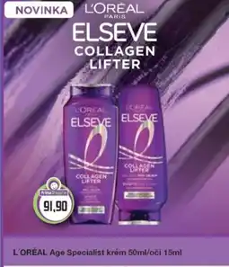 Prima Drogerie L'ORÉAL Age Specialist krém 50ml/oči nabídka