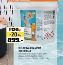 OBI Chlorová okamžitá desinfekce nabídka
