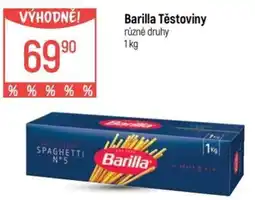 Globus Barilla Těstoviny nabídka