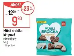 Globus Müsli srdíčka křupavá nabídka