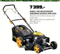 OBI Riwall pro multifunkční benzínová sekačka rpm 5355 nabídka