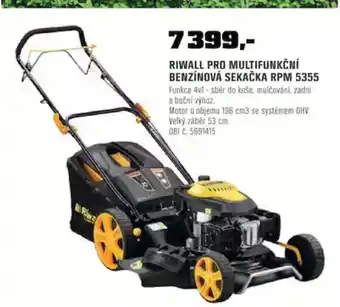Riwall pro multifunkční benzínová sekačka rpm 5355