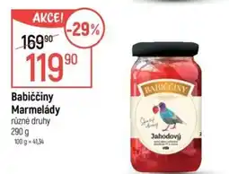 Globus Babiččiny Marmelády nabídka