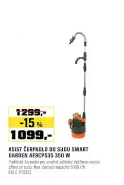 OBI Asist čerpadlo do sudu smart garden ae9cps35 350 w nabídka
