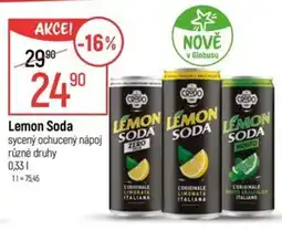 Globus Lemon Soda nabídka
