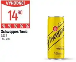 Globus Schweppes Tonic nabídka