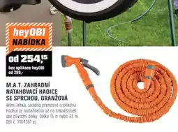 OBI M.a.t. zahradní natahovací hadice se sprchou, oranžová nabídka