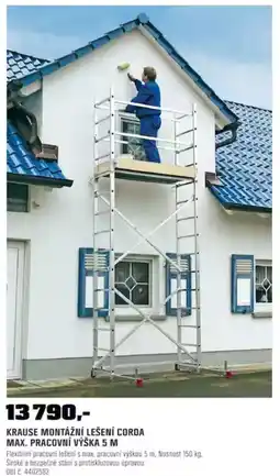 OBI Krause montážní lešení corda max. pracovní výška 5 m nabídka