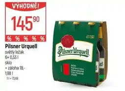 Globus Pilsner Urquell nabídka