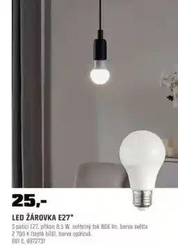 OBI Led žárovka e27* nabídka