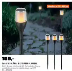 OBI Zápich solární s efektem plamene nabídka