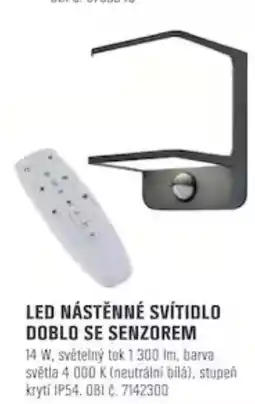 OBI Led nástěnné svítidlo doblo se senzorem nabídka
