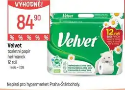 Globus Velvet toaletní papír heřmánek nabídka