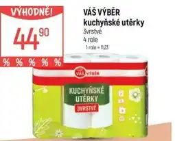 Globus VÁŠ VÝBĚR kuchyňské utěrky nabídka