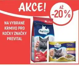 Globus Na vybrané krmivo pro kočky značky PreVital nabídka