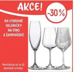 Globus Na vybrané skleničky na víno a šampaňské nabídka
