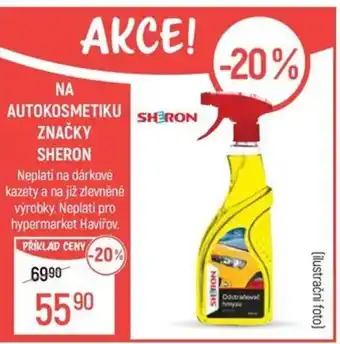 Globus Na autokosmetiku značky Sheron nabídka