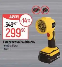 Globus Aku pracovní světlo 20V nabídka