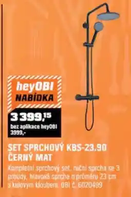 OBI Set sprchový kbs-23.90 černý mat nabídka