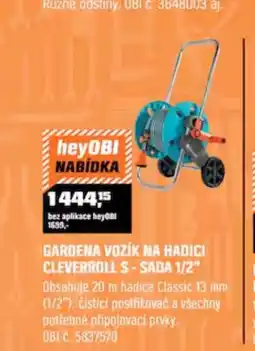 OBI Gardena vozík na hadici cleverroll s-sada 1/2" nabídka