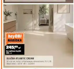 OBI Dlažba atlantic cream nabídka