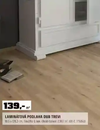 OBI Laminátová podlaha dub trevi nabídka