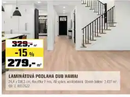 OBI Laminátová podlaha dub hawai nabídka