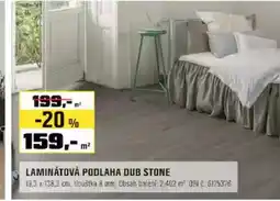 OBI Laminátová podlaha dub stone nabídka