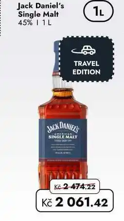 TRAVEL FREE Jack Daniel's Single Malt 45% | nabídka