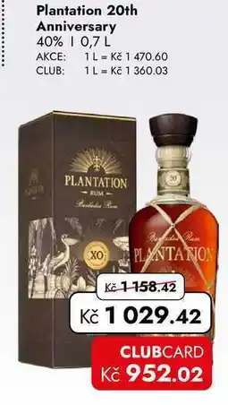 TRAVEL FREE Plantation 20th Anniversary 40% | nabídka