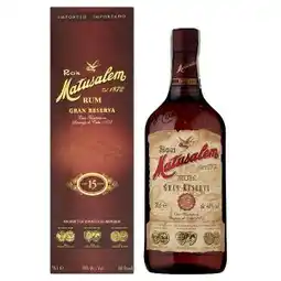 TRAVEL FREE Ron Matusalem Gran Reserva rum 700ml nabídka