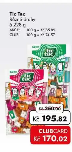 TRAVEL FREE Tic Tac Různé druhy à nabídka