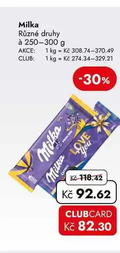 TRAVEL FREE Milka Různé druhy à nabídka